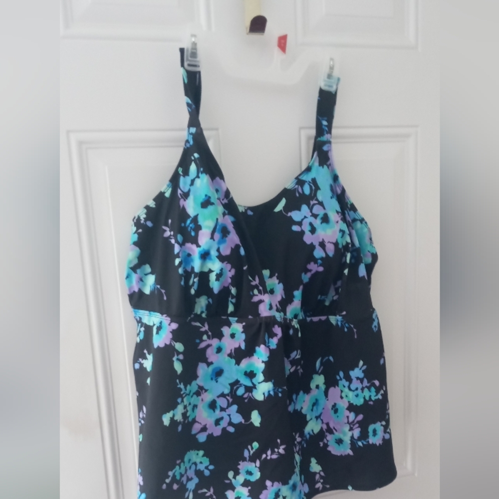 Swimsuits For All Navy and White Swimwear